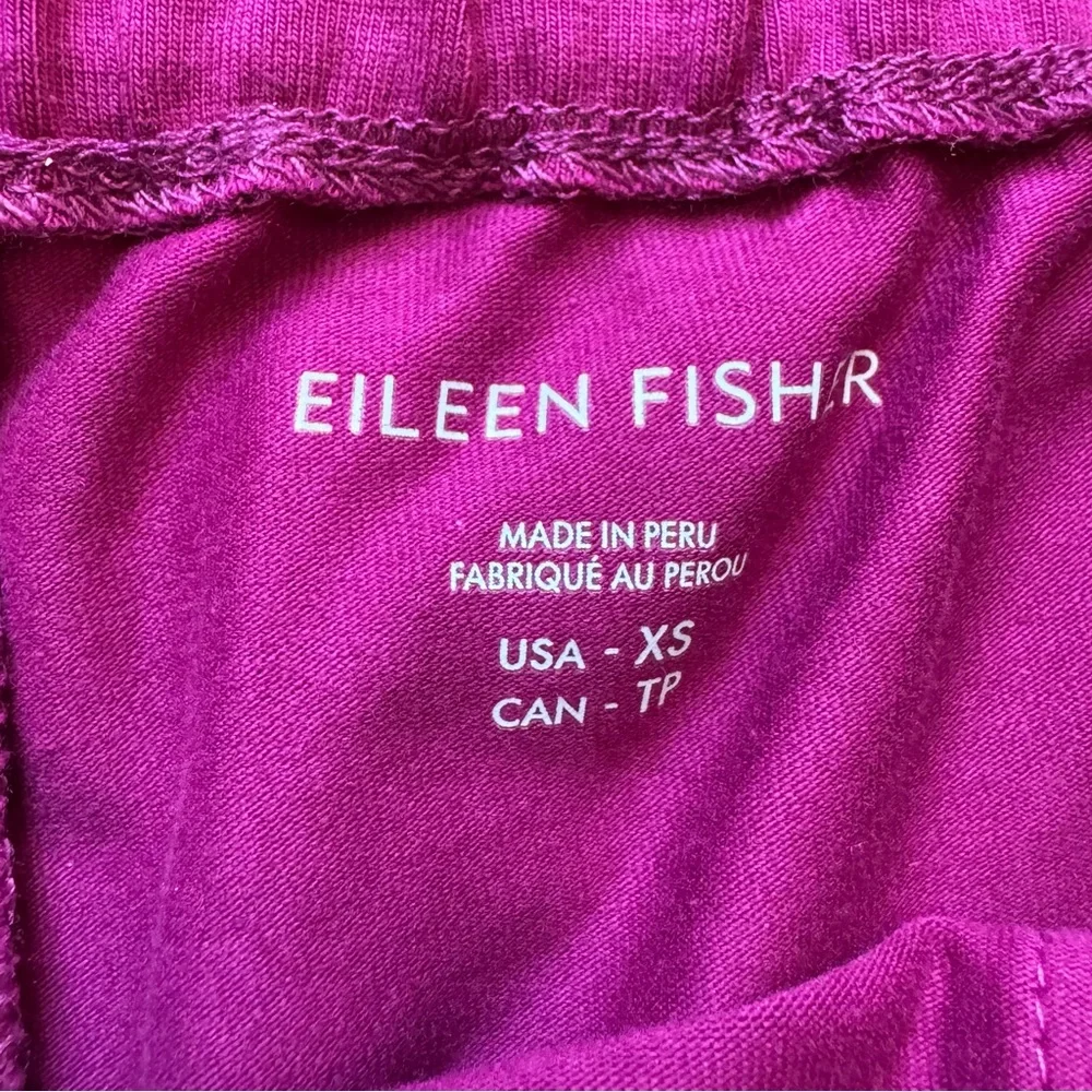 Eileen Fisher Sangria Wide Leg Cropped Pants XS Casual Comfort NWT - Picture 10 of 11